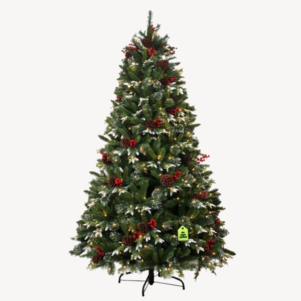 Borovice Zasněžená 550 LED 210 cm