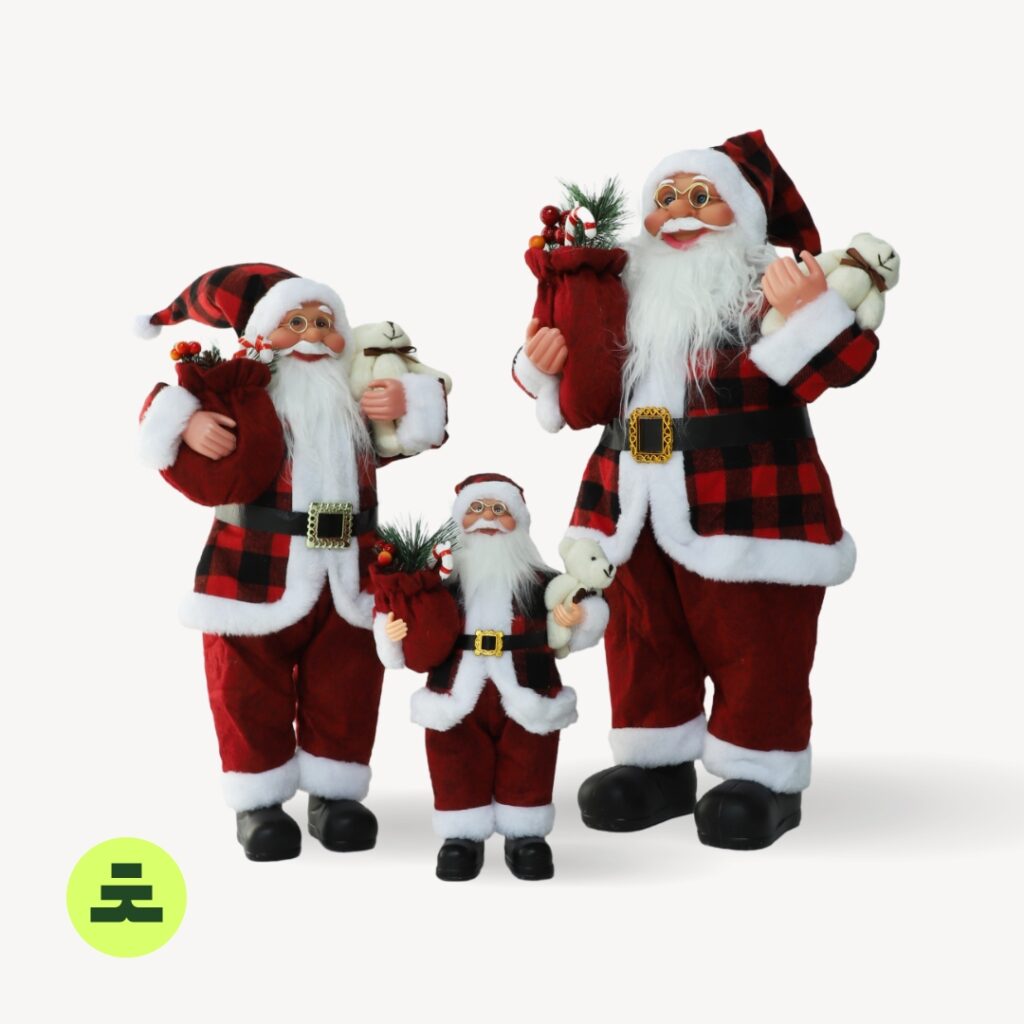 Santa Claus Modern Red 45 cm