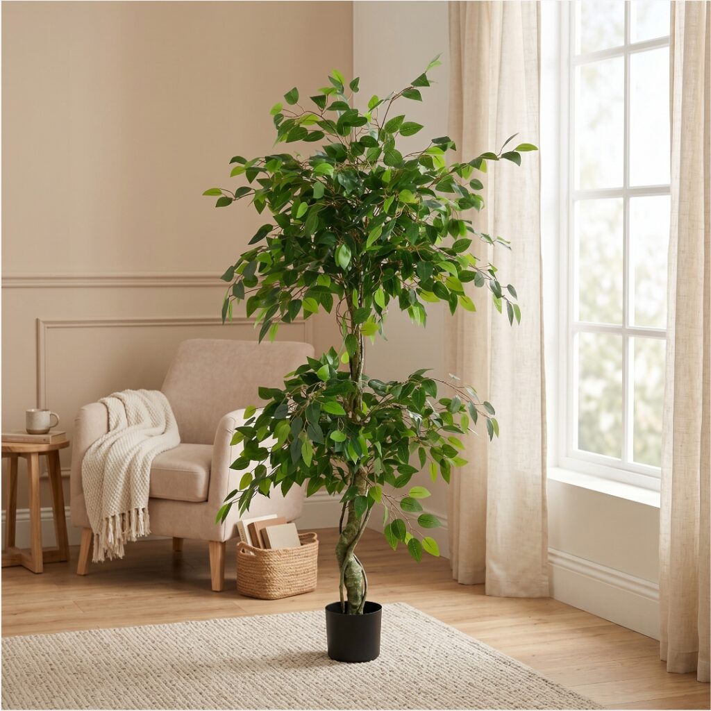Umělý Ficus Vícepatrový 150 cm - produktová galerie